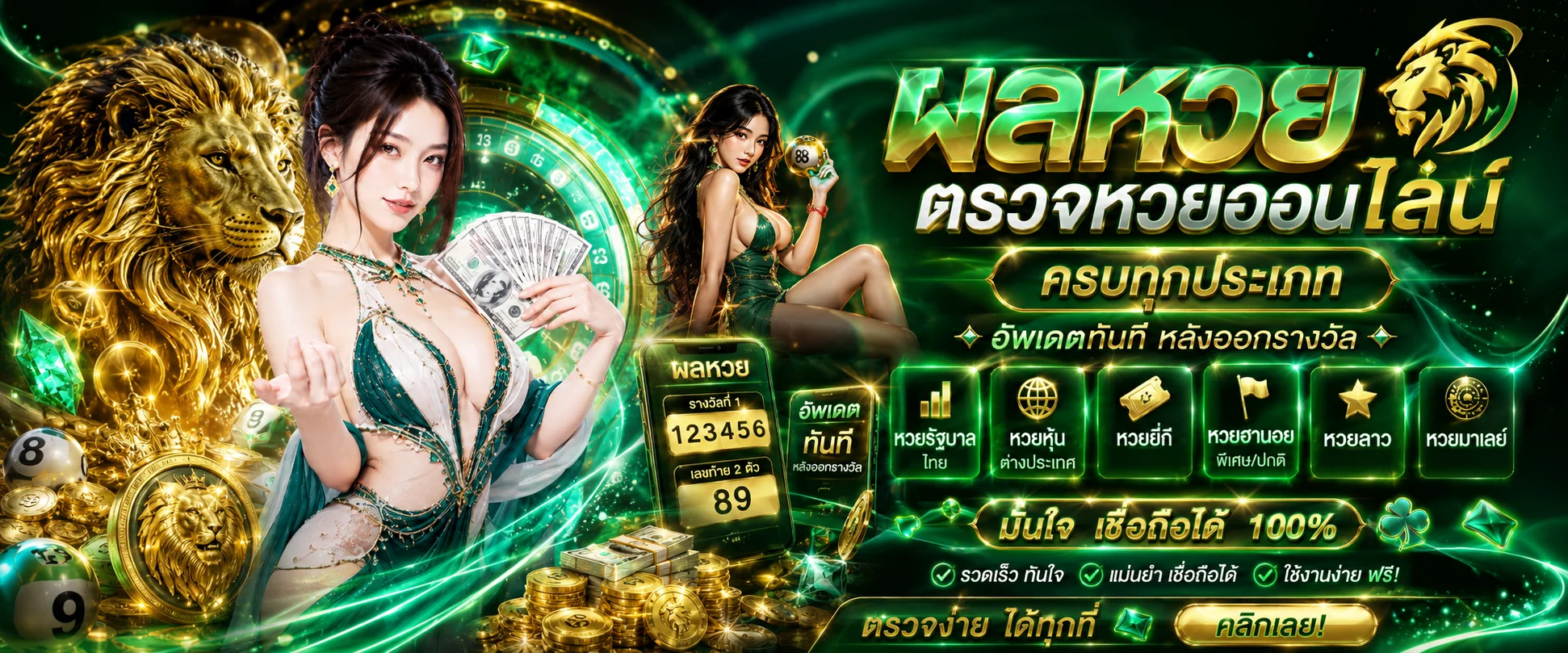 หน้าปกผลหวย AURA88 ครบทุกหวยรัฐบาล ลาว ฮานอย ยี่กี